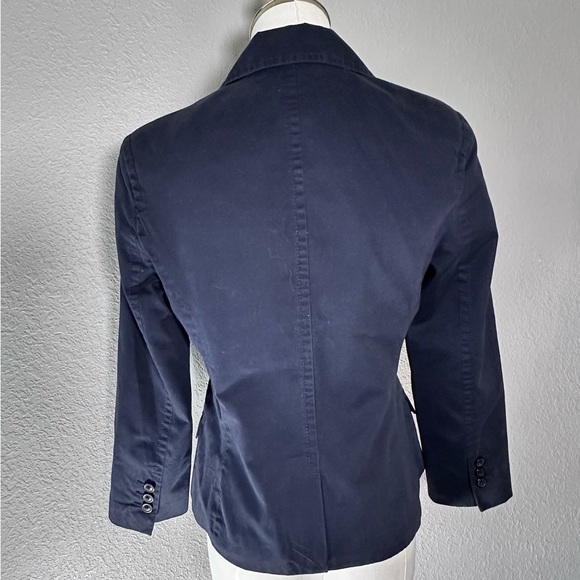 American Eagle Navy Lined Blazer - Picture 3 of 6